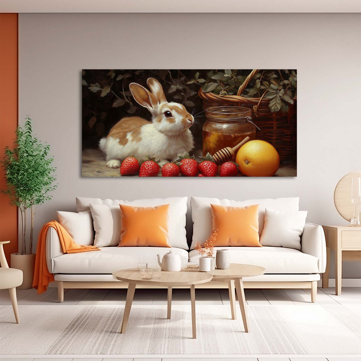 Green Animals Wall Art for Living Room Canvas Painting Prints Art Deco Artwork Office Bedroom Decor