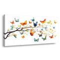 Orange Pretty Floral Wall Art Modern Canvas Painting Prints Artwork Office Hallway Bedroom Living Room Decor