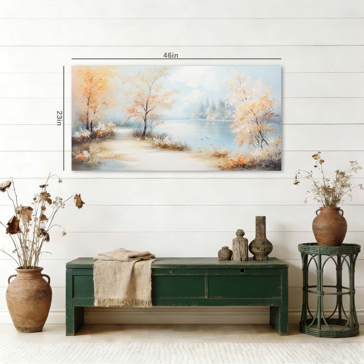 Navy Blue Nature Wall Art Paintings Print Canvas Painting Prints Modern Artwork Office Living Room Over the Couch Bedroom Decor