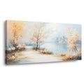 Navy Blue Nature Wall Art Paintings Print Canvas Painting Prints Modern Artwork Office Living Room Over the Couch Bedroom Decor