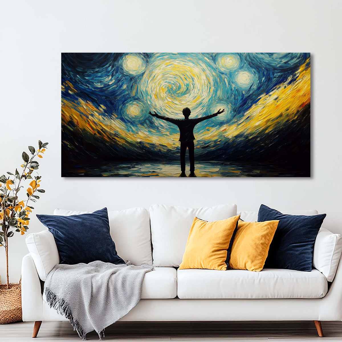 Gold Abstract Wall Art Paintings Print Canvas Painting Prints Modern Artwork Office Living Room Over the Couch Bedroom Decor
