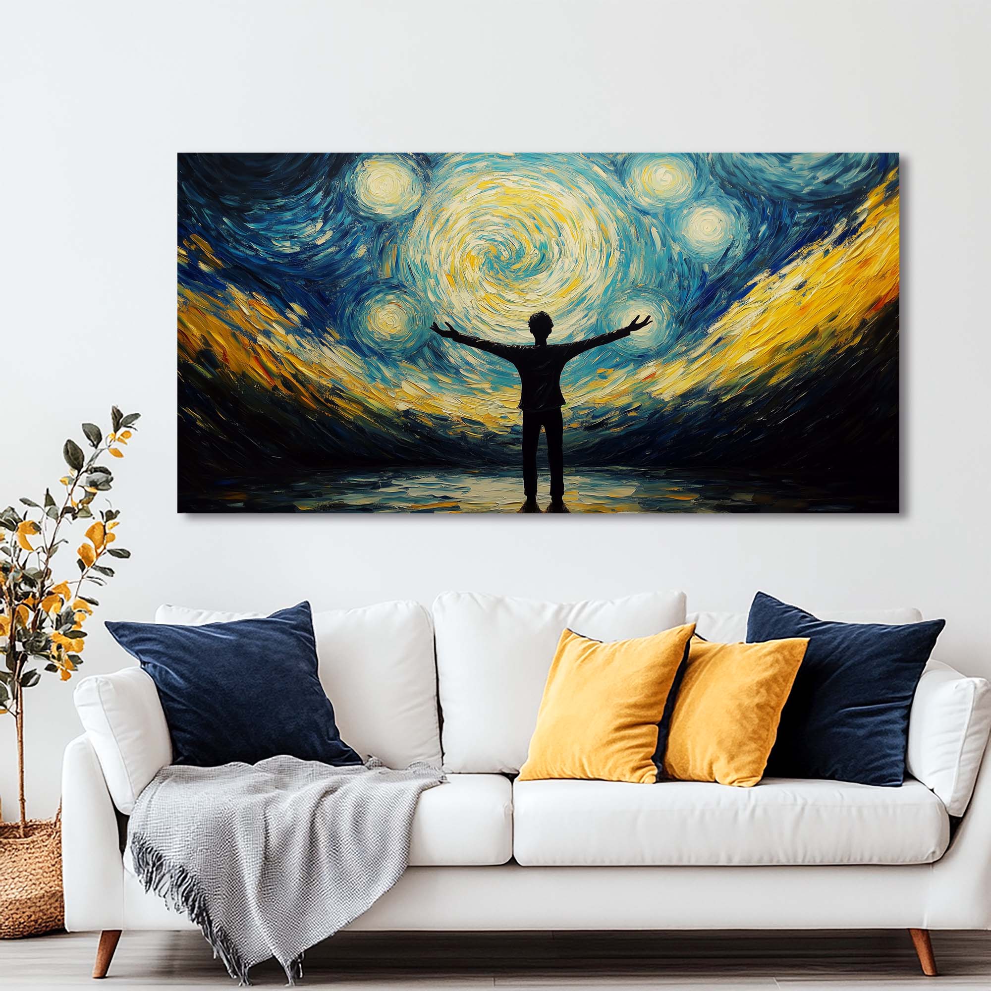 Gold Abstract Wall Art Paintings Print Canvas Painting Prints Modern Artwork Office Living Room Over the Couch Bedroom Decor