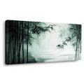 Navy Blue Asian Nature Wall Art Modern Canvas Painting Prints Artwork Office Hallway Bedroom Living Room Decor