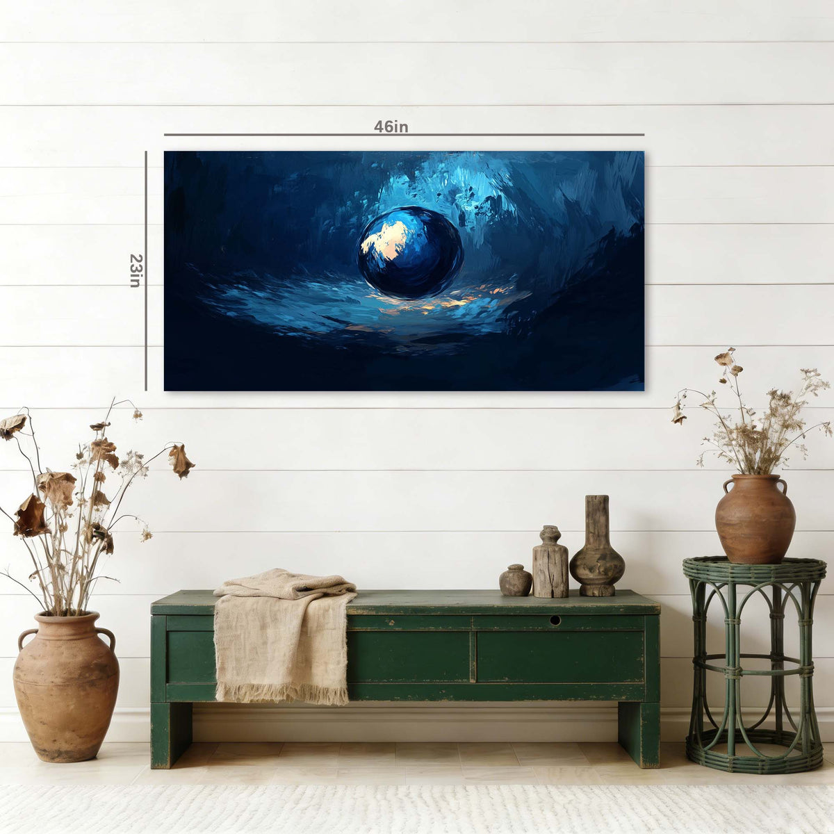 White Mysterious Abstract Wall Art Art Deco Painting Prints Canvas Artwork Living Room Family Bedroom Office Decor