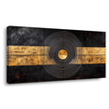 Navy Blue Abstract Canvas Wall Art for Living Room