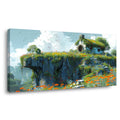 Orange Fantasy Fairytale Canvas Wall Art