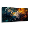 Navy Blue Abstract Wall Art for Living Room Canvas Painting Prints Art Deco Artwork Office Bedroom Decor