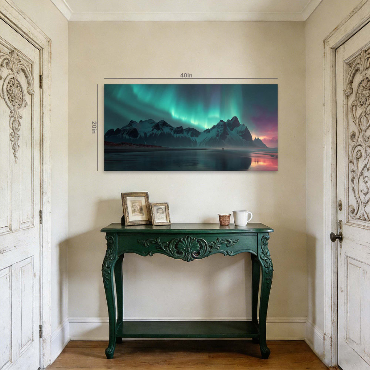 Khaki Fantasy Nature Canvas Wall Art for Living Room Prints Artwork Bedroom Office Decor