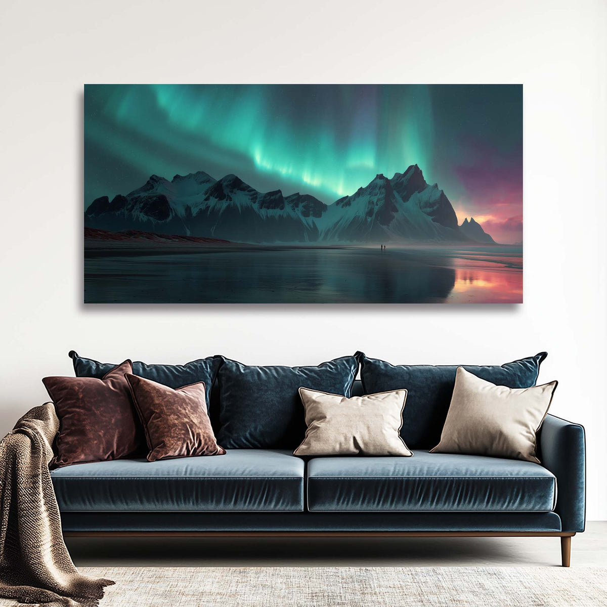 Khaki Fantasy Nature Canvas Wall Art for Living Room Prints Artwork Bedroom Office Decor