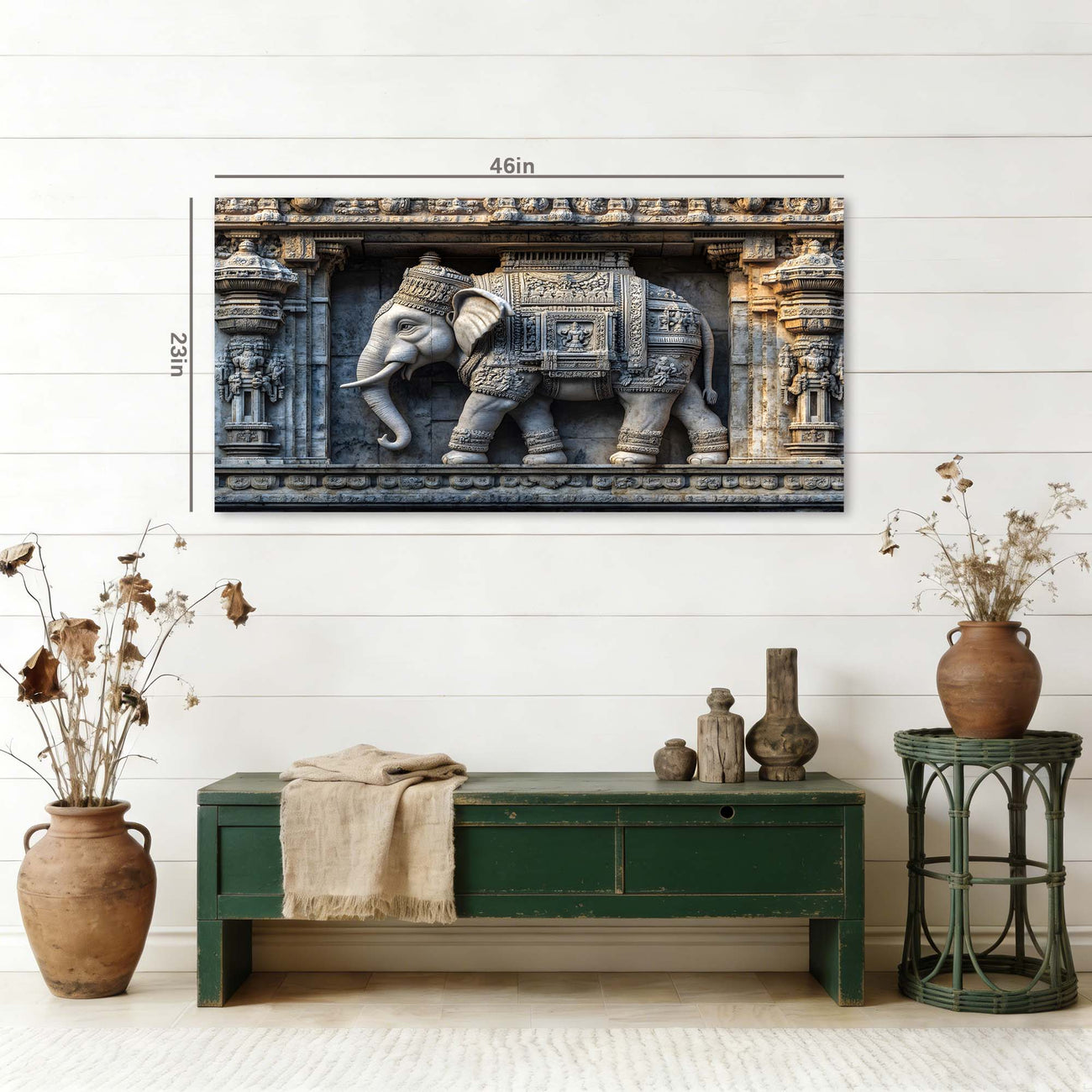 Gold Traditional Religious Wall Art Art Deco Painting Prints Canvas Artwork Living Room Family Bedroom Office Decor