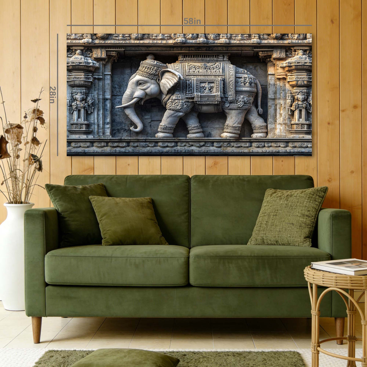 Gold Traditional Religious Wall Art Art Deco Painting Prints Canvas Artwork Living Room Family Bedroom Office Decor