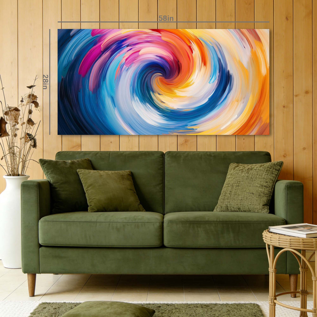 Pink Abstract Wall Art for Living Room Canvas Painting Prints Art Deco Artwork Office Bedroom Decor