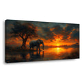 Orange Animals Wall Art for Living Room Canvas Painting Prints Art Deco Artwork Office Bedroom Decor
