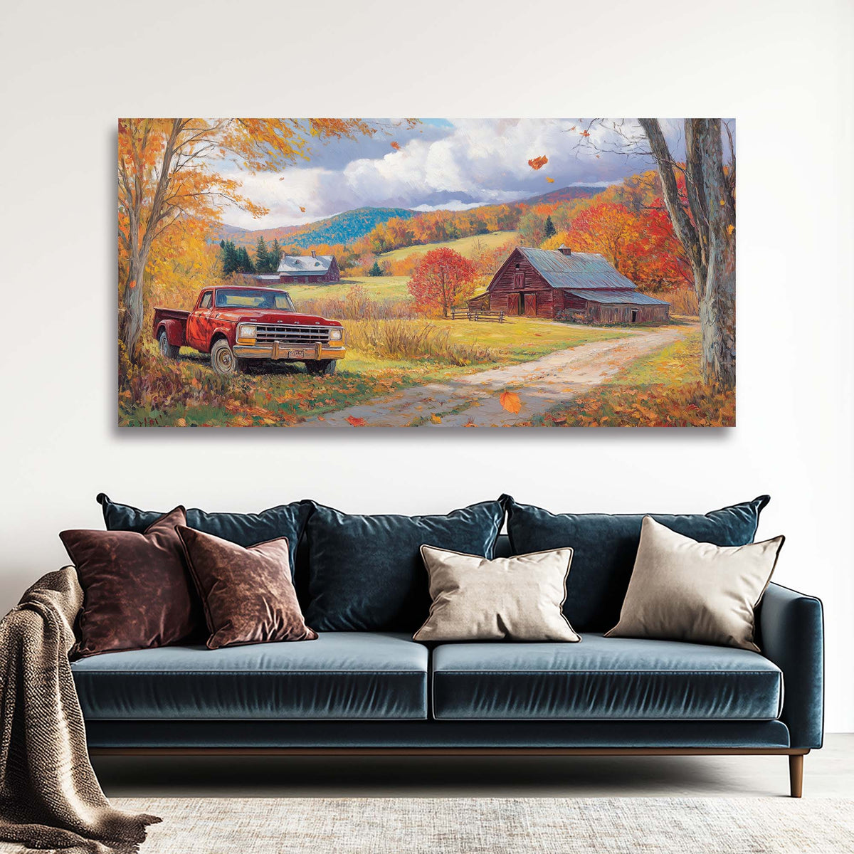 Khaki Rustic Nature Wall Art Canvas Painting Prints Artwor Office Bedroom Living Room Decor