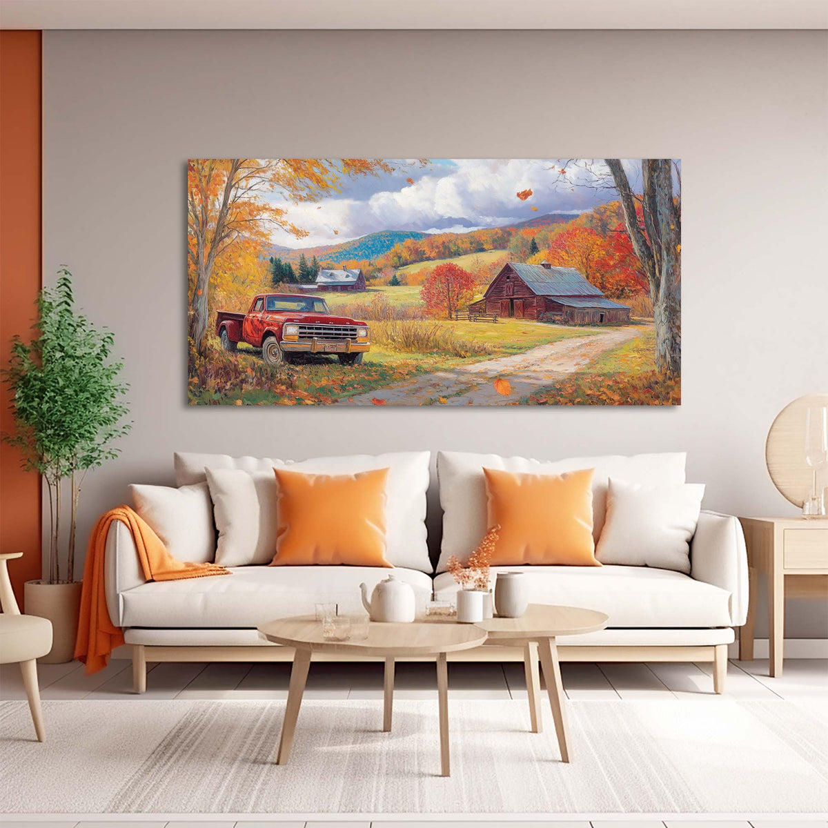 Khaki Rustic Nature Wall Art Canvas Painting Prints Artwor Office Bedroom Living Room Decor