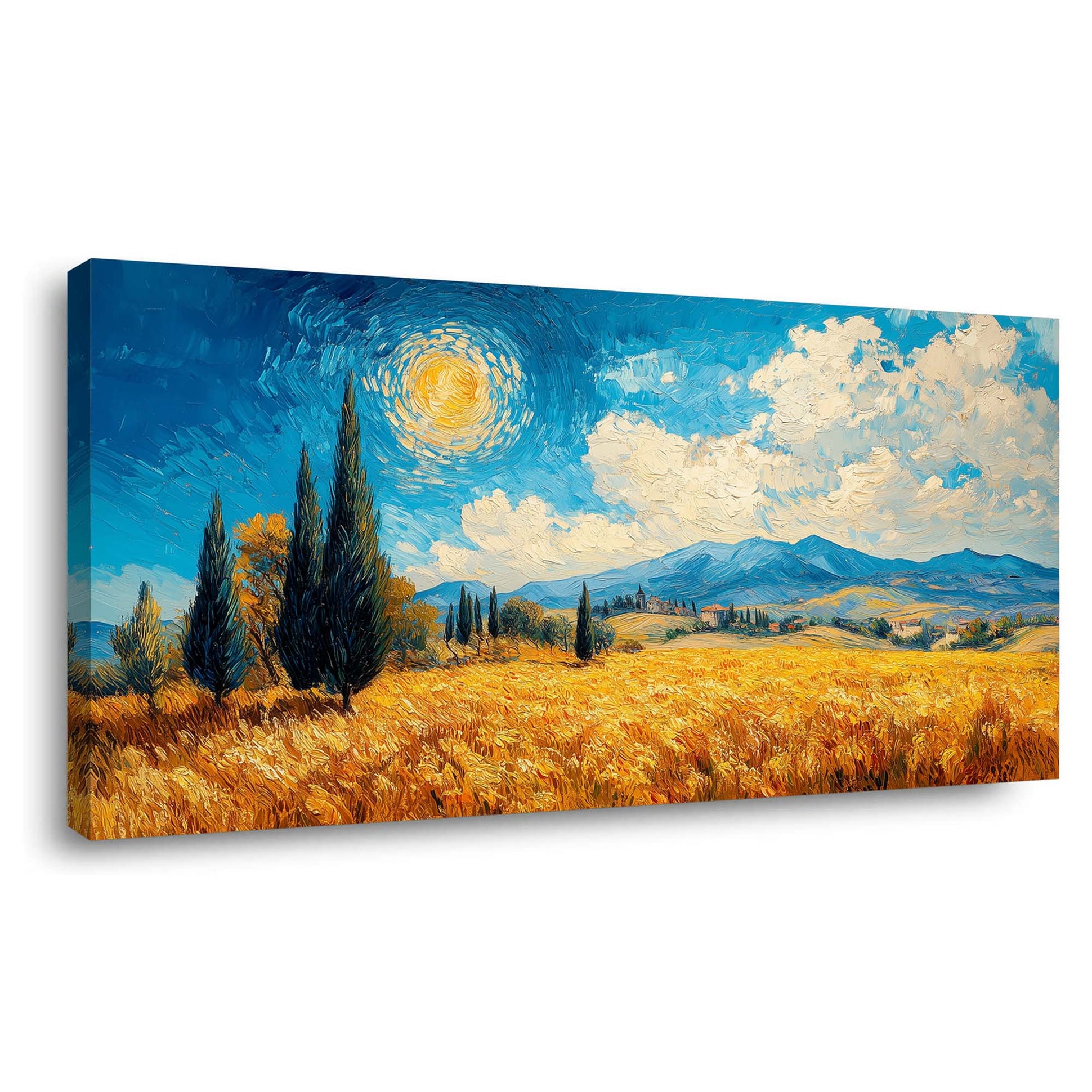 Khaki Country Nature Wall Art Modern Canvas Painting Prints Artwork Office Hallway Bedroom Living Room Decor