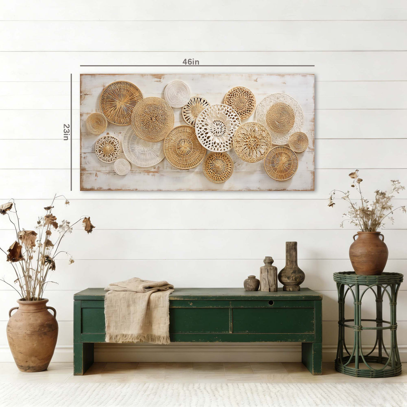 Beige Rustic Nature Wall Art Art Deco Painting Prints Canvas Artwork Living Room Family Bedroom Office Decor
