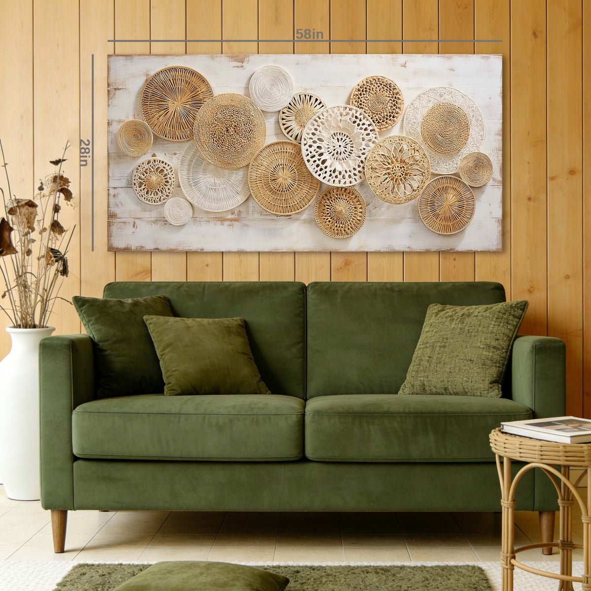 Beige Rustic Nature Wall Art Art Deco Painting Prints Canvas Artwork Living Room Family Bedroom Office Decor