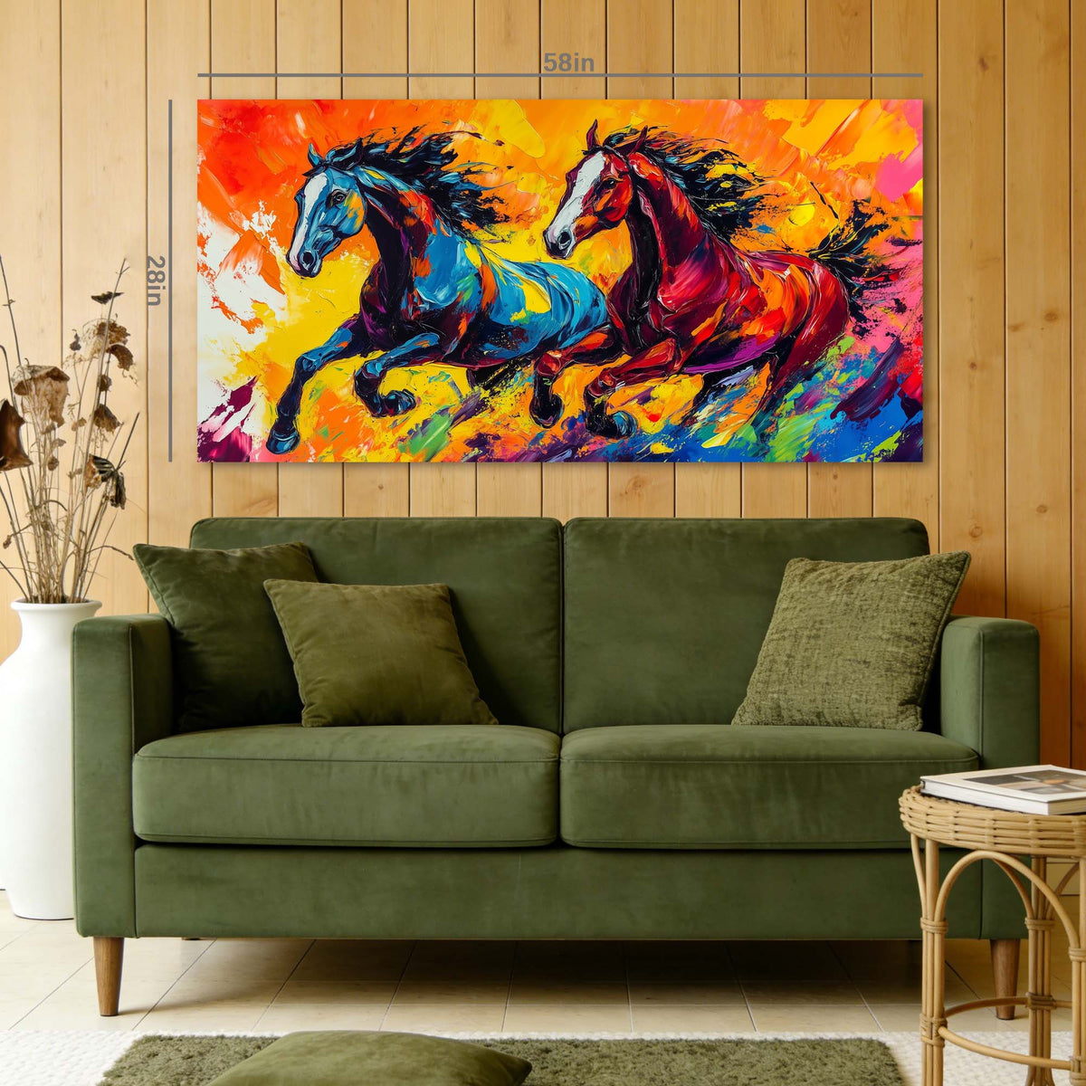 Orange Abstract Abstract Wall Art Canvas Painting Prints Artwor Office Bedroom Living Room Decor