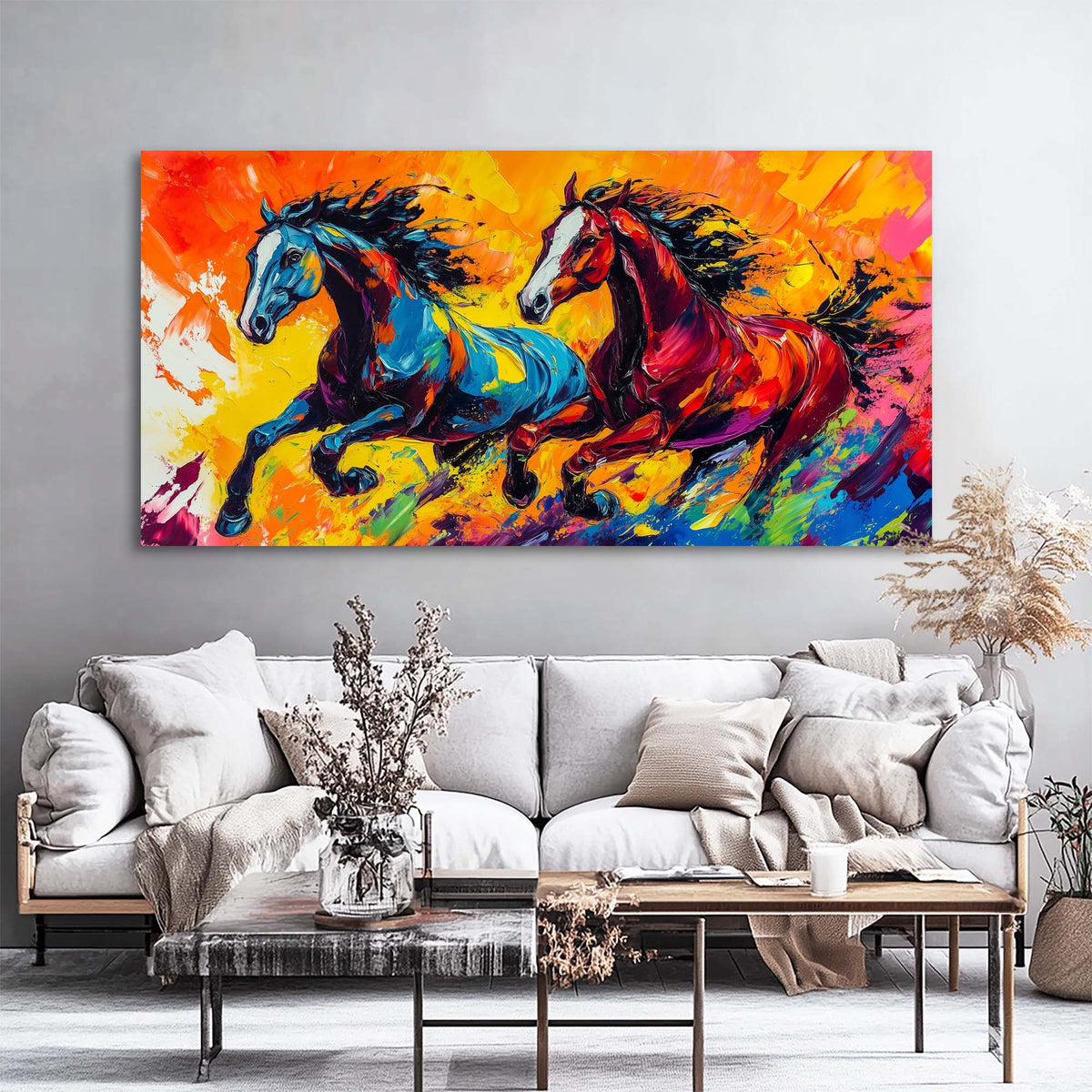 Orange Abstract Abstract Wall Art Canvas Painting Prints Artwor Office Bedroom Living Room Decor