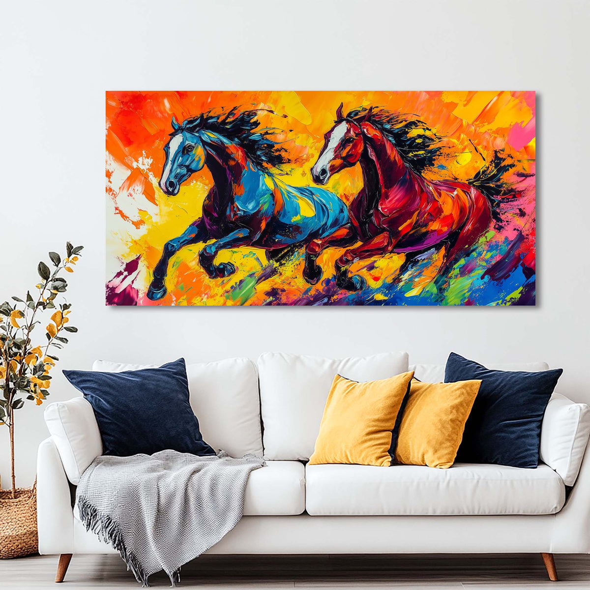 Orange Abstract Abstract Wall Art Canvas Painting Prints Artwor Office Bedroom Living Room Decor