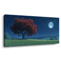 Navy Blue Fantasy Nature Wall Art Canvas Painting Prints Artwor Office Bedroom Living Room Decor