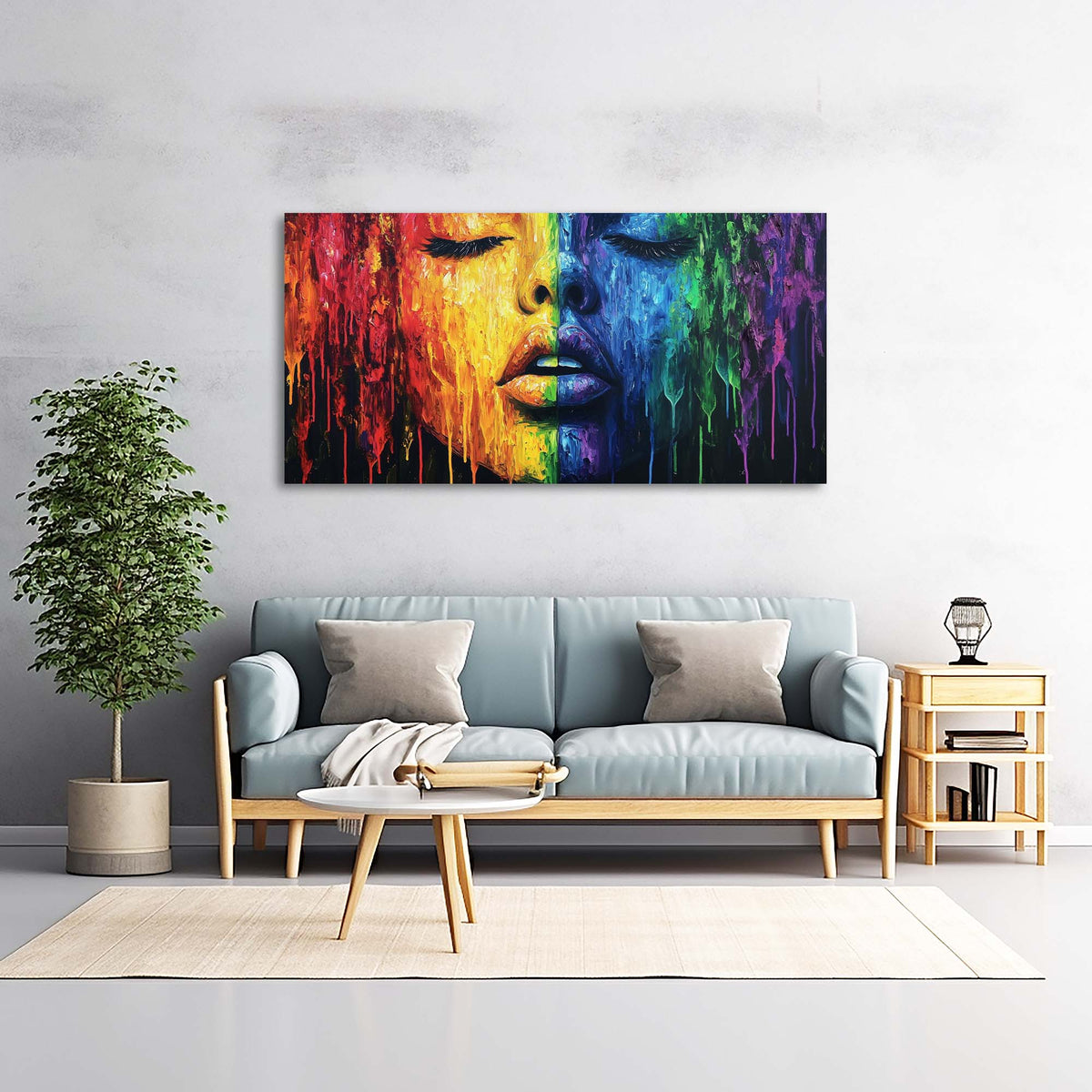 Navy Blue Abstract Abstract Canvas Wall Art for Living Room Prints Artwork Bedroom Office Decor
