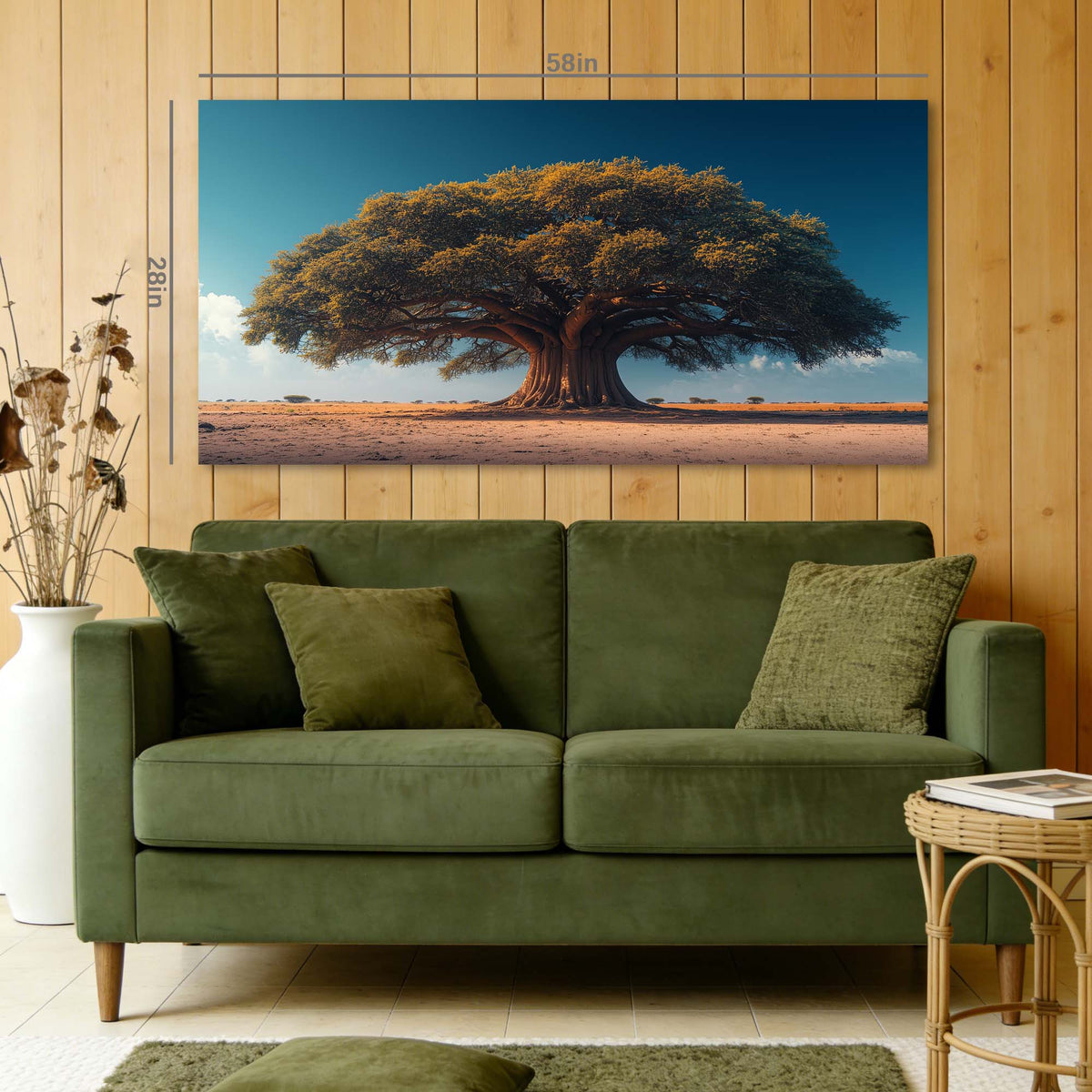 Blue Nature Wall Art Paintings Print Canvas Painting Prints Modern Artwork Office Living Room Over the Couch Bedroom Decor