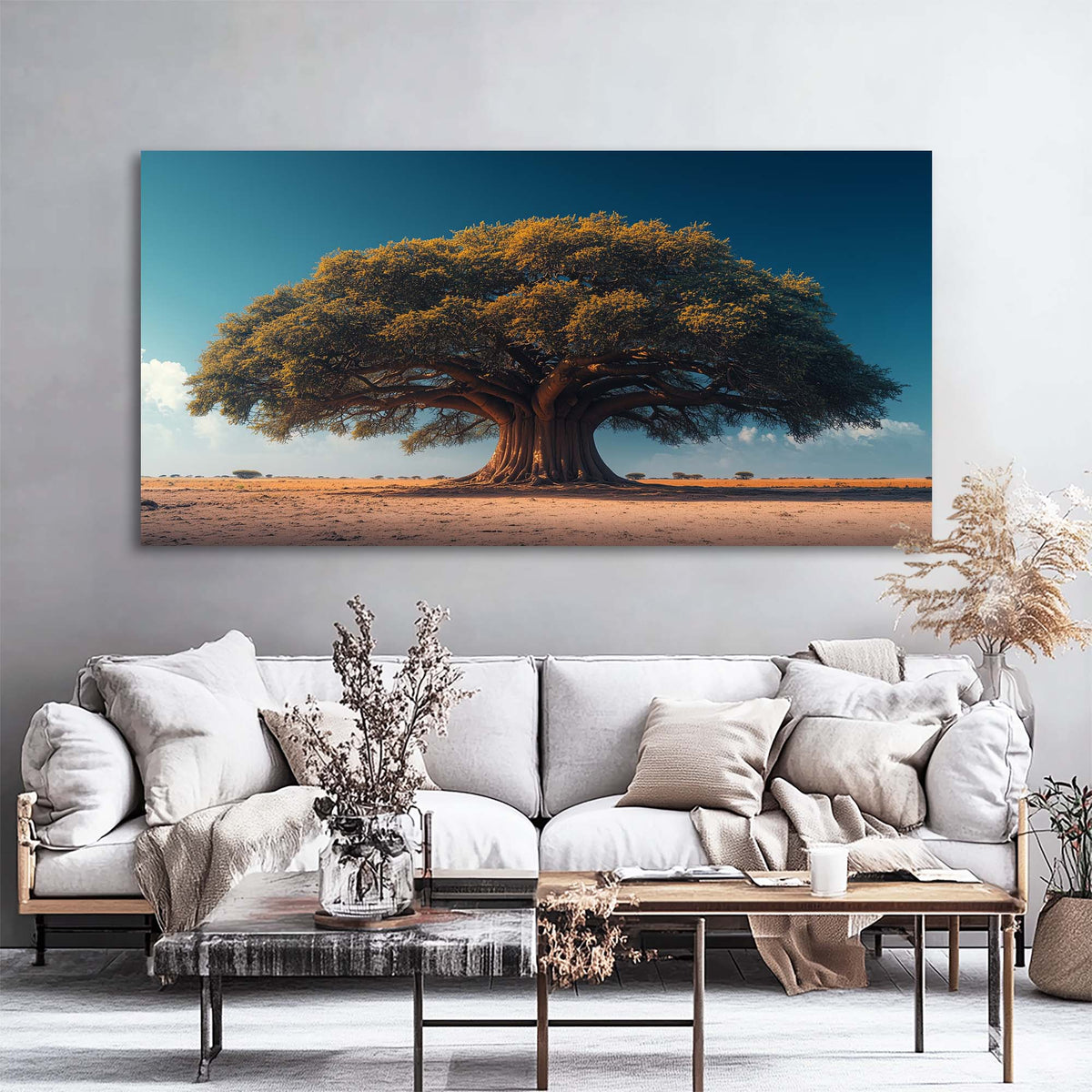 Blue Nature Wall Art Paintings Print Canvas Painting Prints Modern Artwork Office Living Room Over the Couch Bedroom Decor