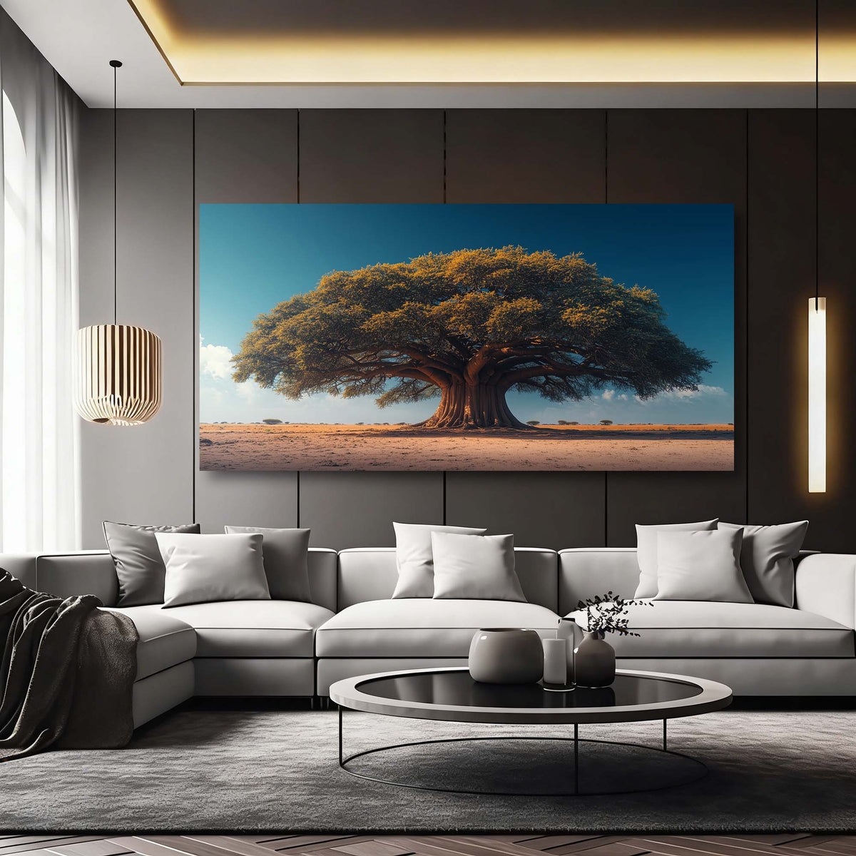 Blue Nature Wall Art Paintings Print Canvas Painting Prints Modern Artwork Office Living Room Over the Couch Bedroom Decor