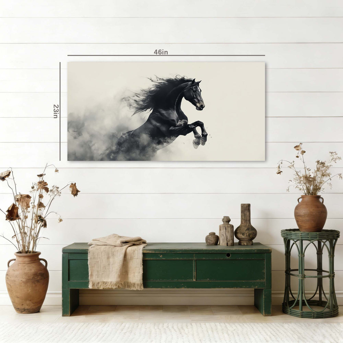 Black Animals Wall Art for Living Room Canvas Painting Prints Art Deco Artwork Office Bedroom Decor