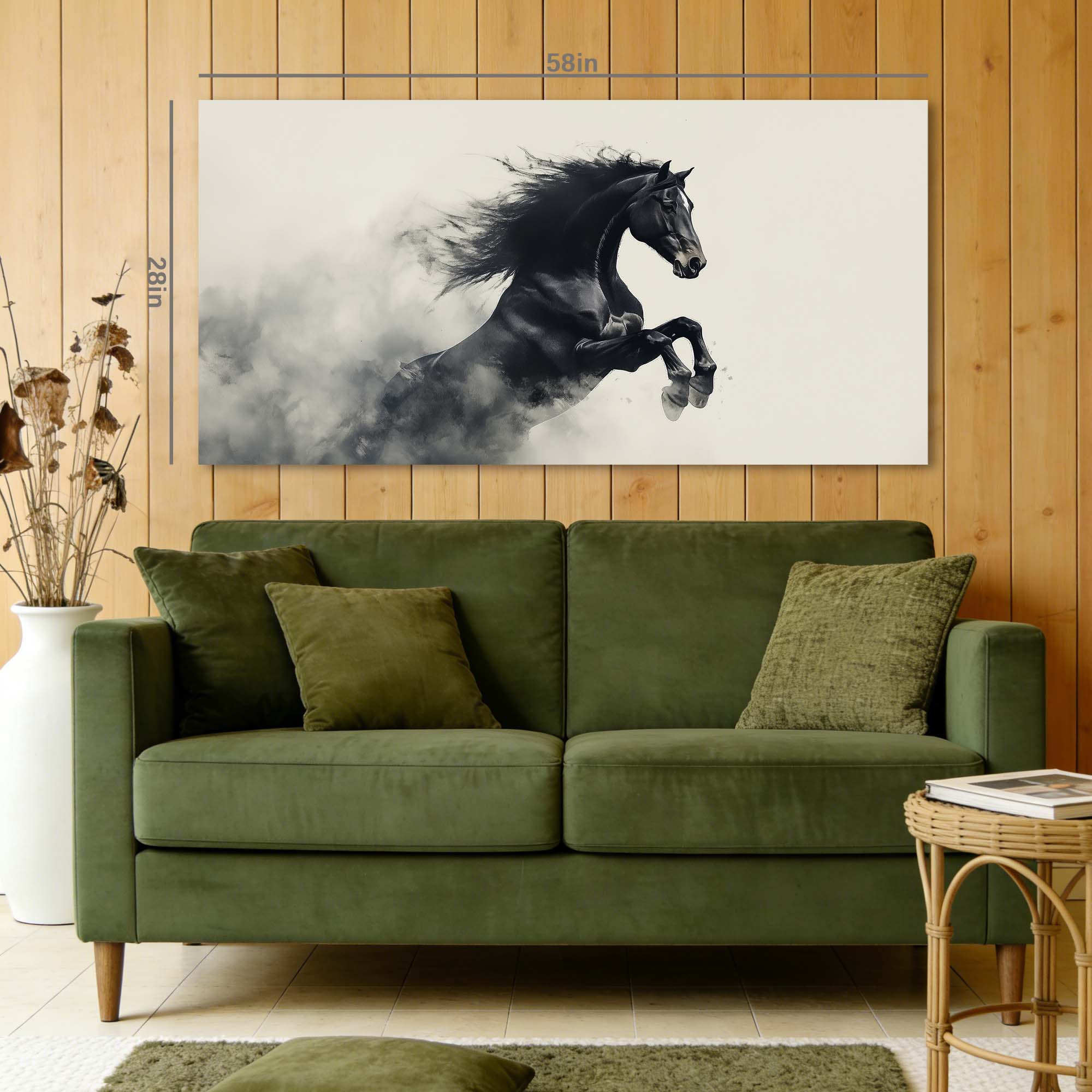 Black Animals Wall Art for Living Room Canvas Painting Prints Art Deco Artwork Office Bedroom Decor