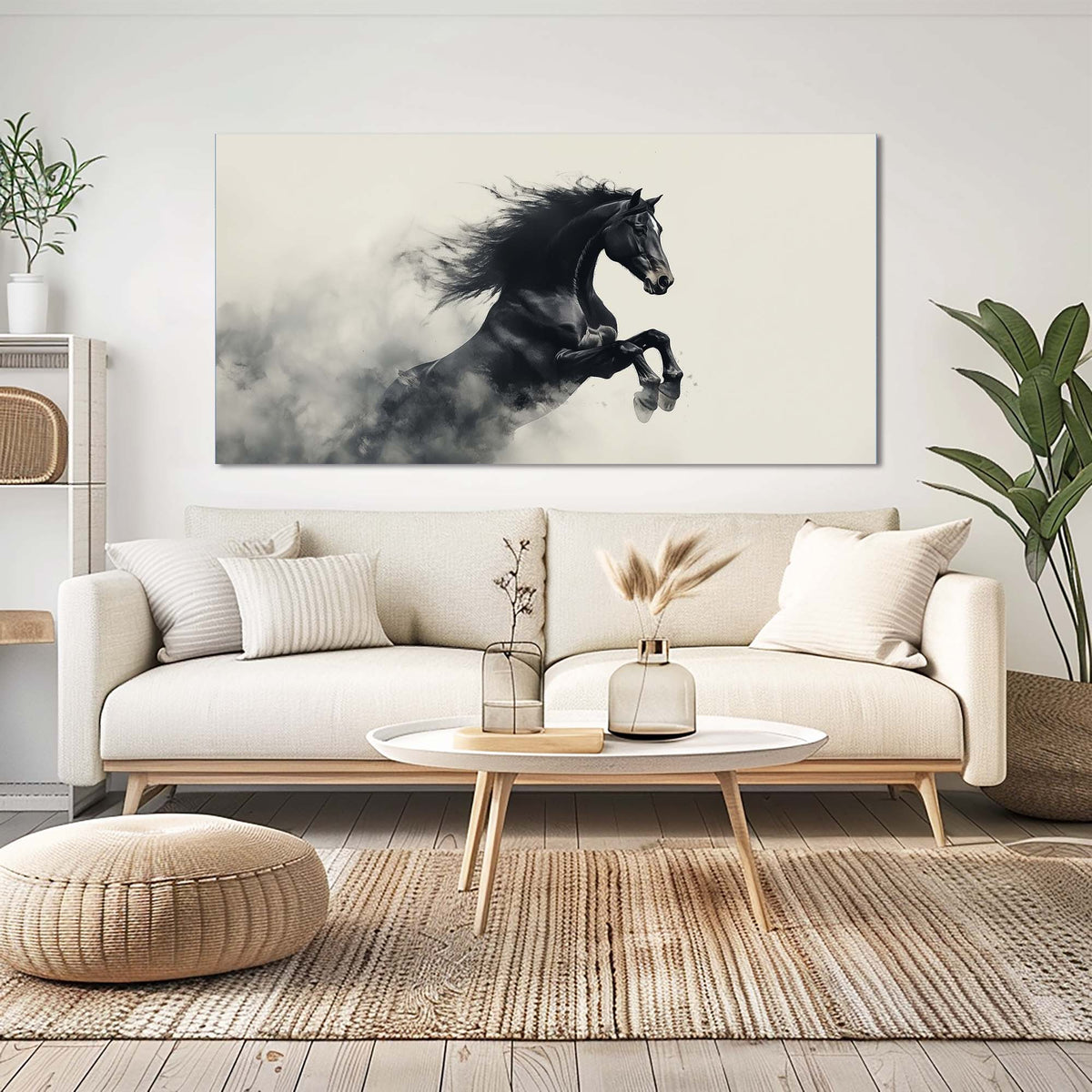 Black Animals Wall Art for Living Room Canvas Painting Prints Art Deco Artwork Office Bedroom Decor