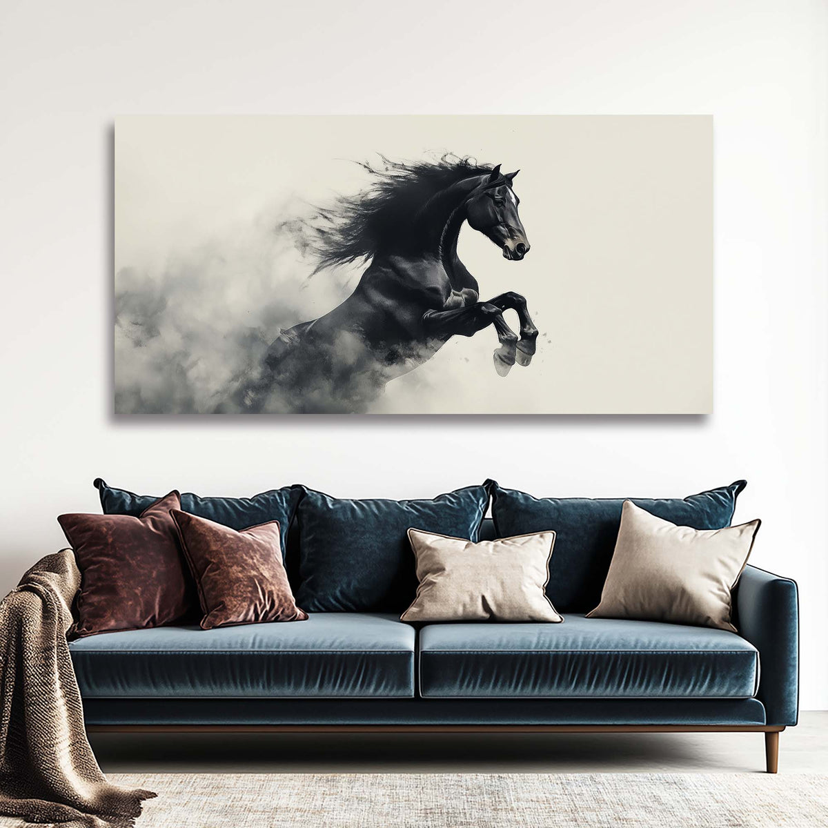 Black Animals Wall Art for Living Room Canvas Painting Prints Art Deco Artwork Office Bedroom Decor