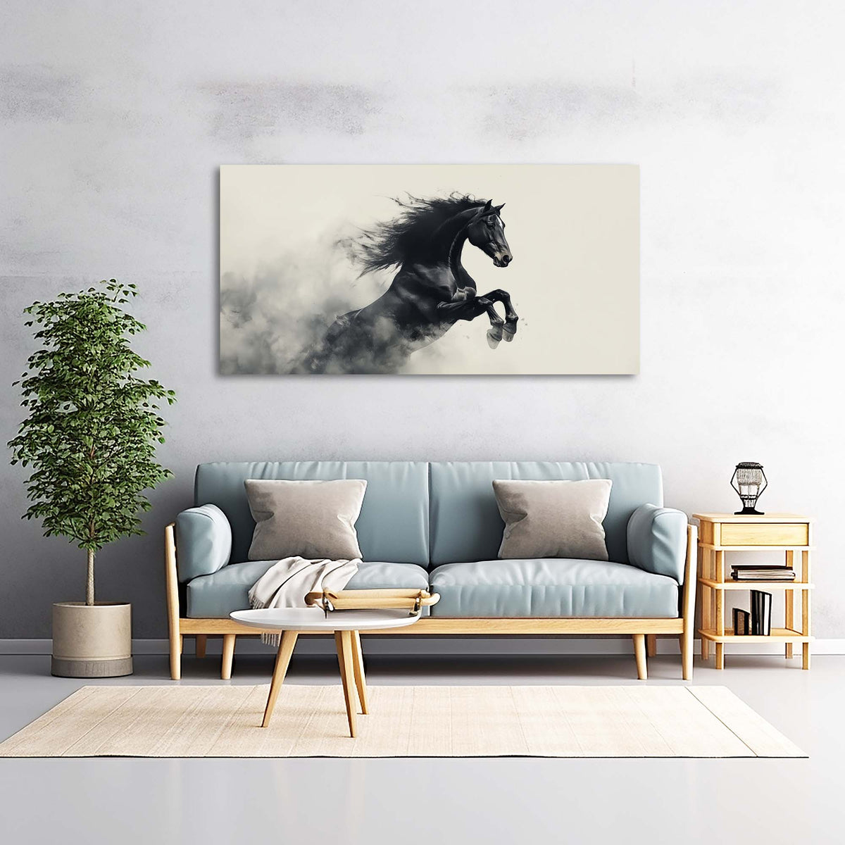 Black Animals Wall Art for Living Room Canvas Painting Prints Art Deco Artwork Office Bedroom Decor