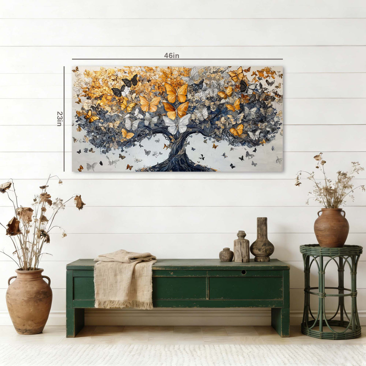 Gold Fantasy Fairytale Wall Art Modern Canvas Painting Prints Artwork Office Hallway Bedroom Living Room Decor