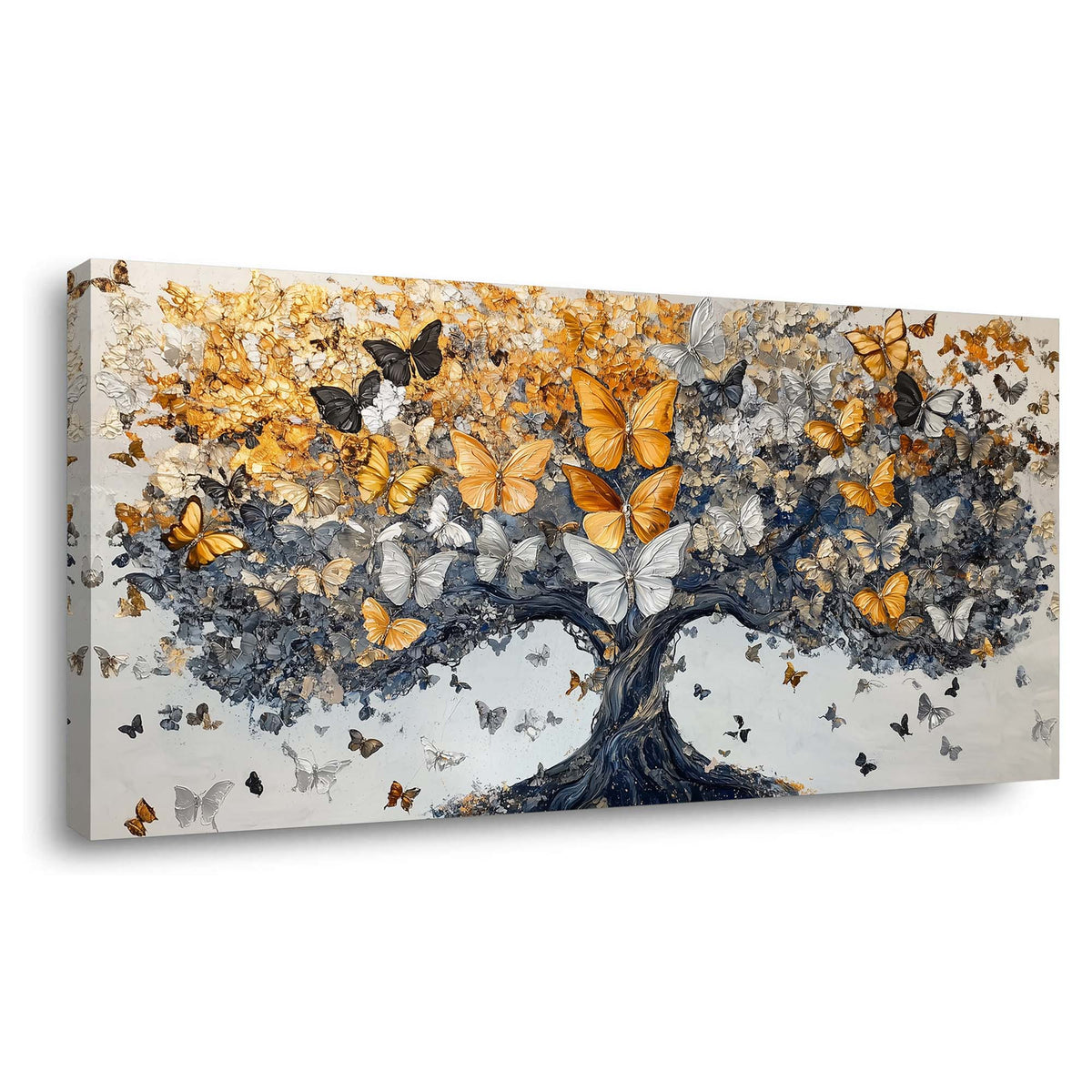 Gold Fantasy Fairytale Wall Art Modern Canvas Painting Prints Artwork Office Hallway Bedroom Living Room Decor