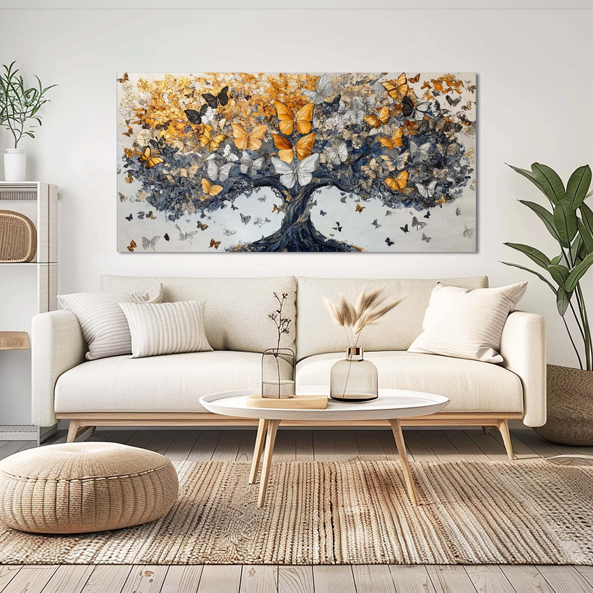Gold Fantasy Fairytale Wall Art Modern Canvas Painting Prints Artwork Office Hallway Bedroom Living Room Decor