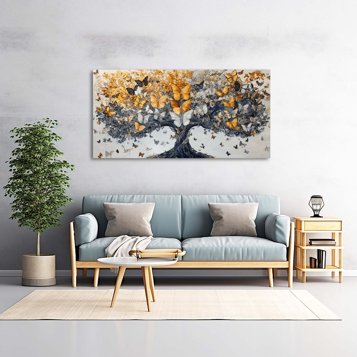 Gold Fantasy Fairytale Wall Art Modern Canvas Painting Prints Artwork Office Hallway Bedroom Living Room Decor