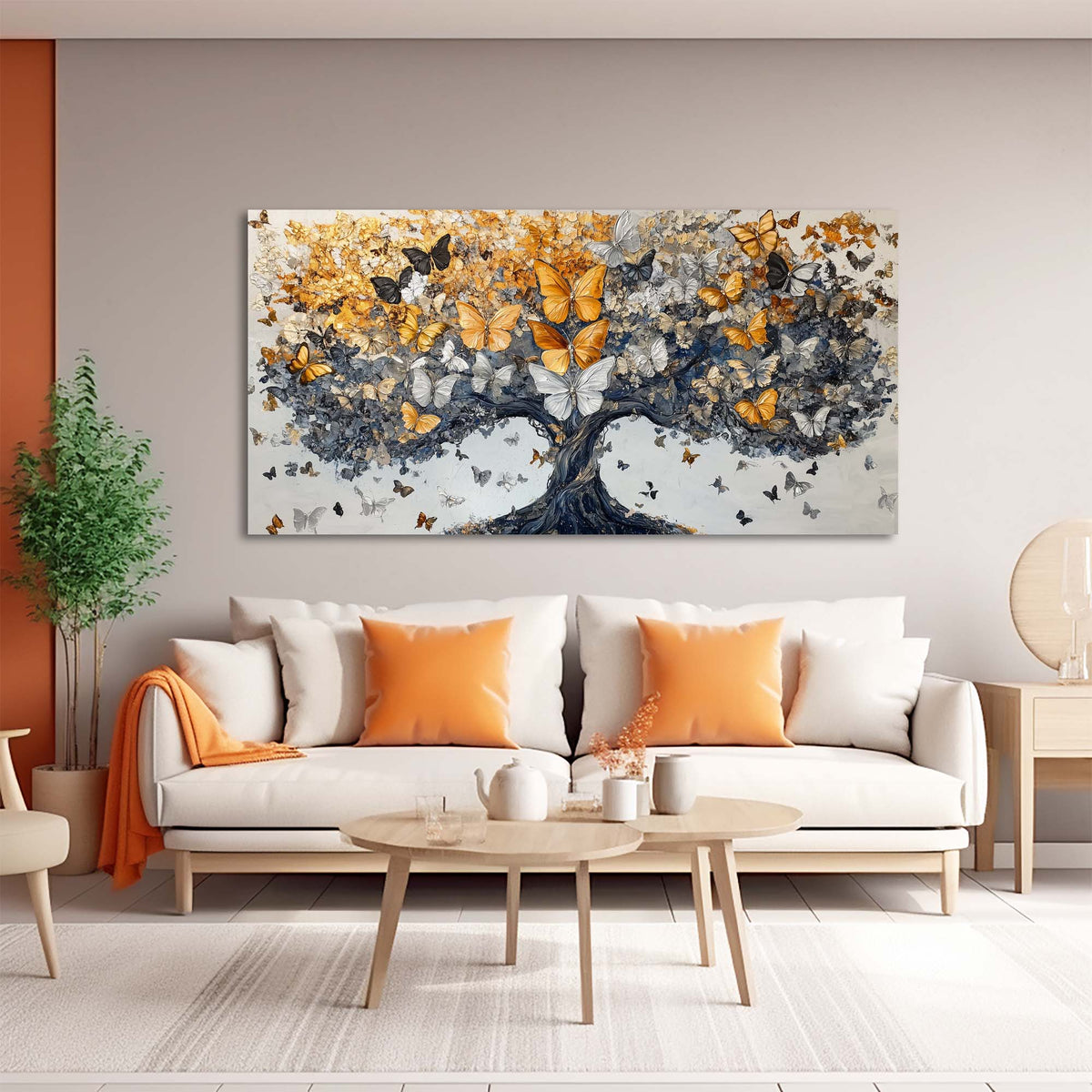 Gold Fantasy Fairytale Wall Art Modern Canvas Painting Prints Artwork Office Hallway Bedroom Living Room Decor