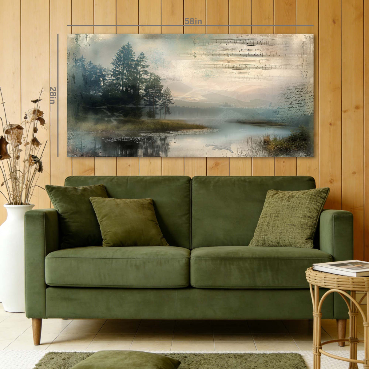 Navy Blue Mysterious Nature Wall Art Canvas Painting Prints Artwor Office Bedroom Living Room Decor