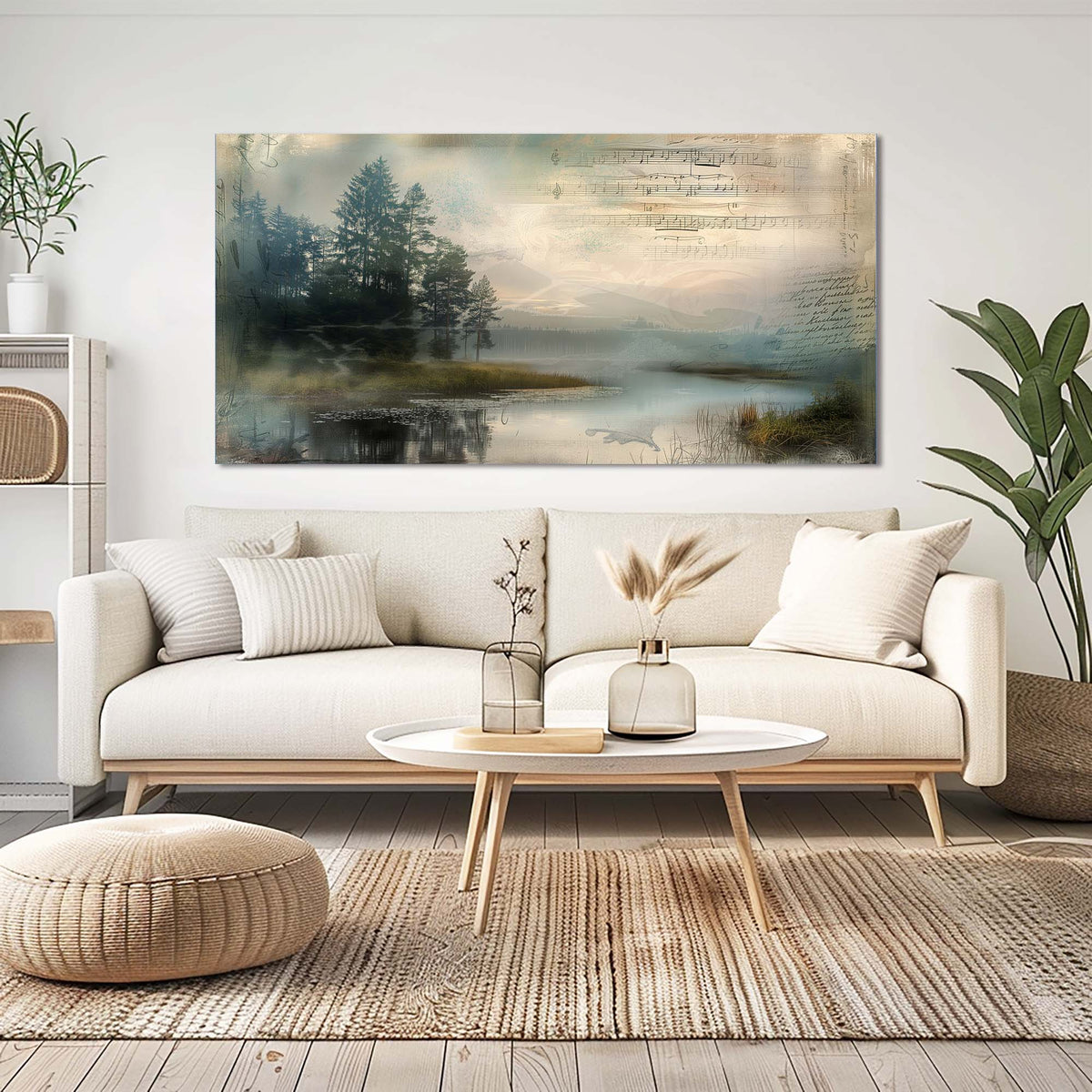 Navy Blue Mysterious Nature Wall Art Canvas Painting Prints Artwor Office Bedroom Living Room Decor