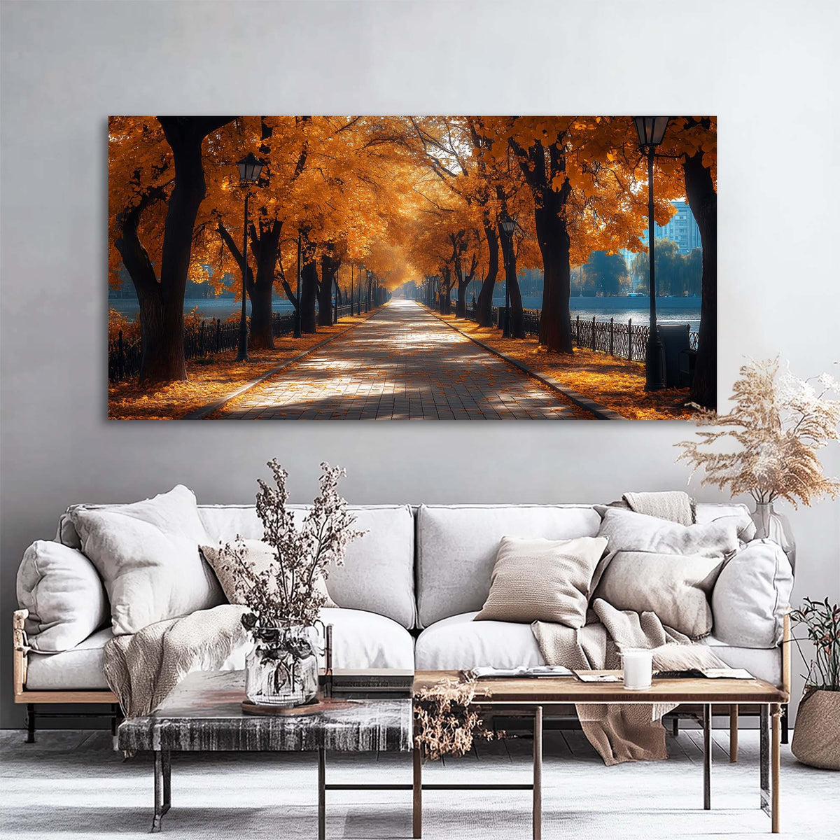 Gold Pretty Nature Wall Art for Living Room Canvas Painting Prints Artwork Family Bedroom Office Decor