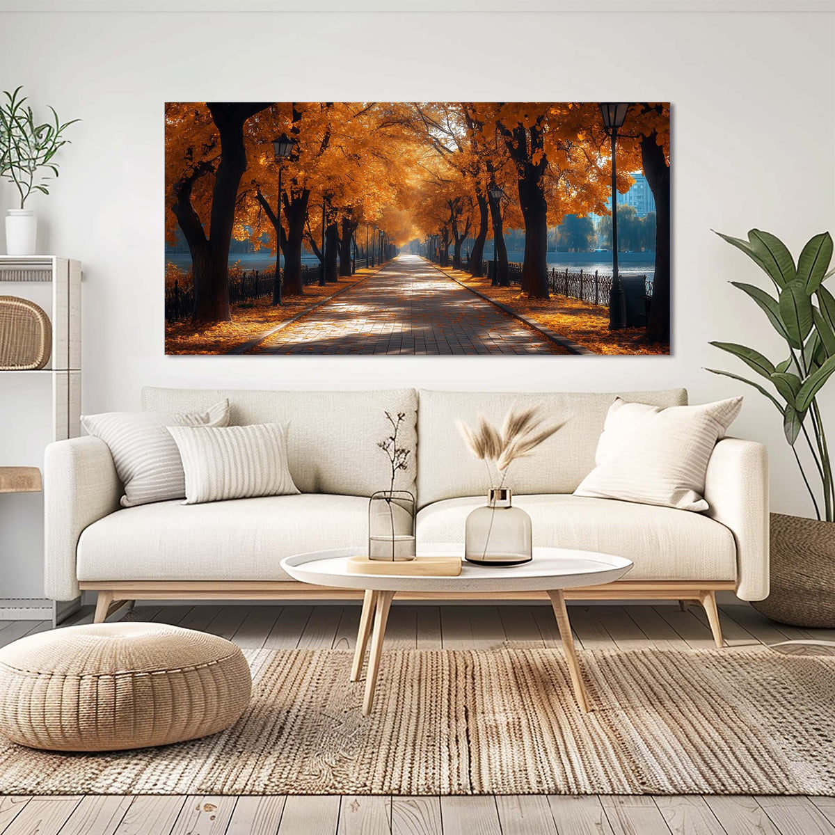 Gold Pretty Nature Wall Art for Living Room Canvas Painting Prints Artwork Family Bedroom Office Decor