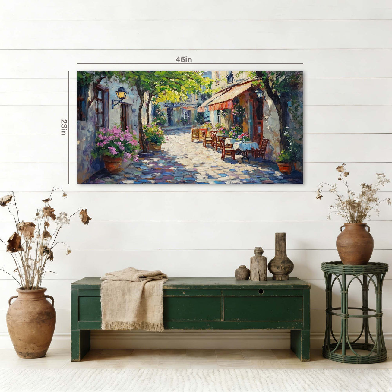 Coffee Pretty Floral Wall Art Art Deco Painting Prints Canvas Artwork Living Room Family Bedroom Office Decor