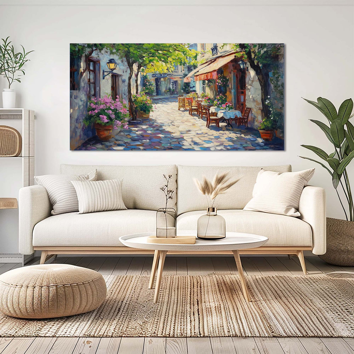 Coffee Pretty Floral Wall Art Art Deco Painting Prints Canvas Artwork Living Room Family Bedroom Office Decor