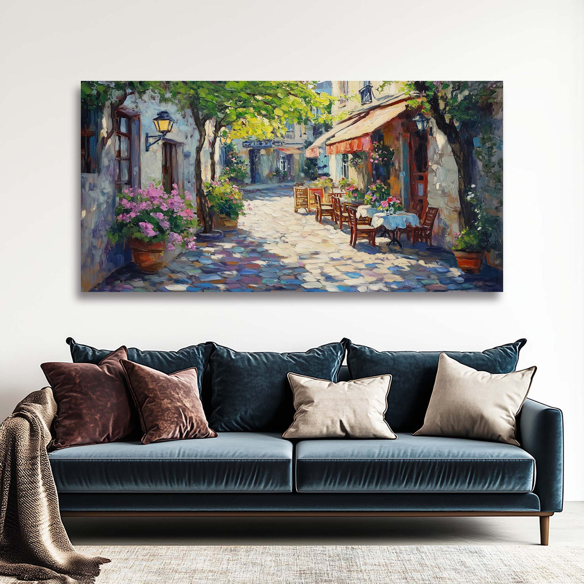 Coffee Pretty Floral Wall Art Art Deco Painting Prints Canvas Artwork Living Room Family Bedroom Office Decor