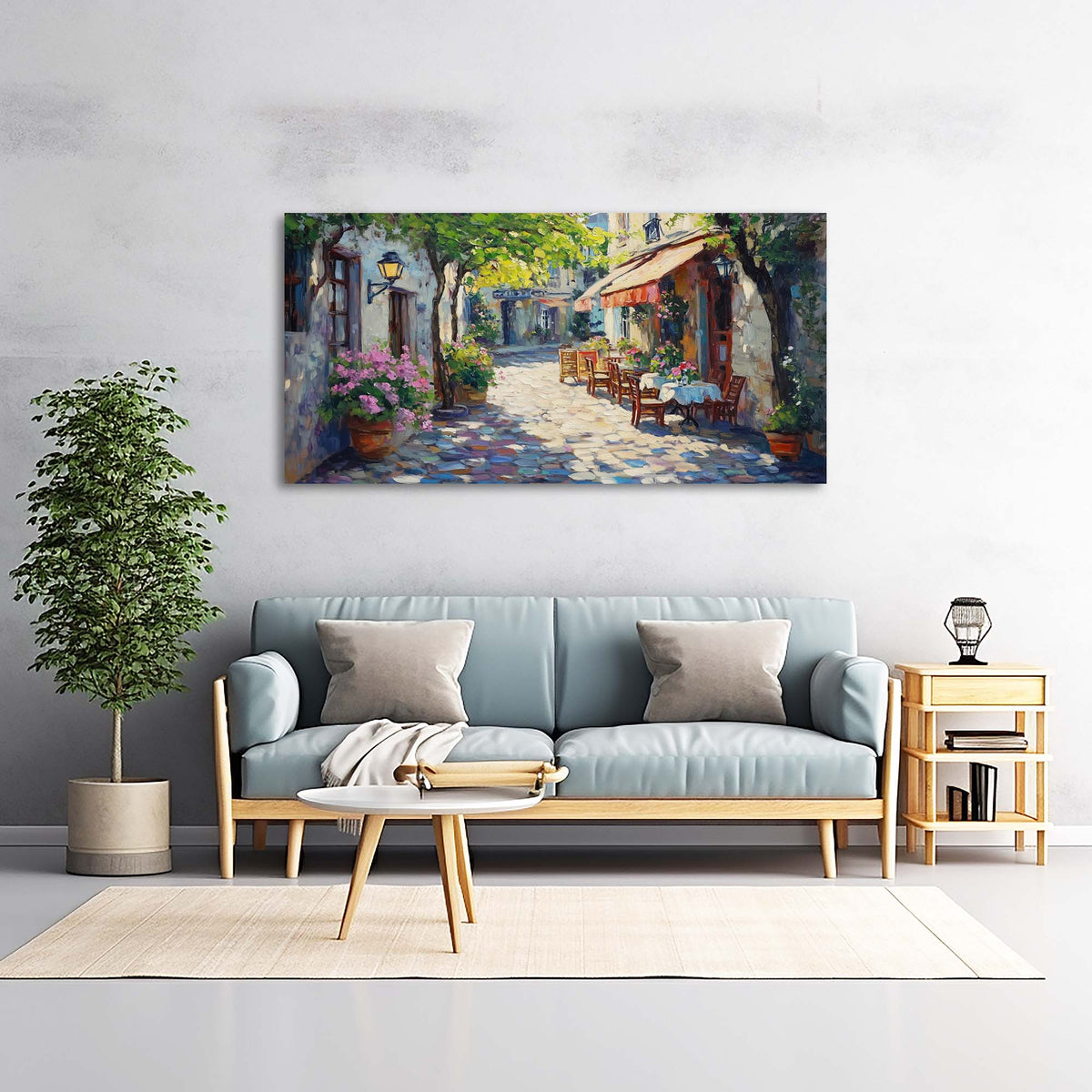 Coffee Pretty Floral Wall Art Art Deco Painting Prints Canvas Artwork Living Room Family Bedroom Office Decor