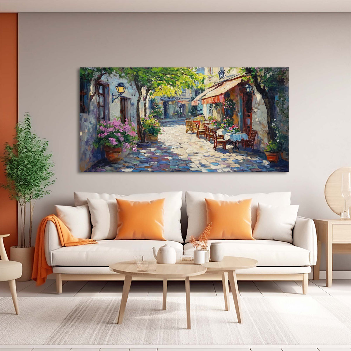 Coffee Pretty Floral Wall Art Art Deco Painting Prints Canvas Artwork Living Room Family Bedroom Office Decor