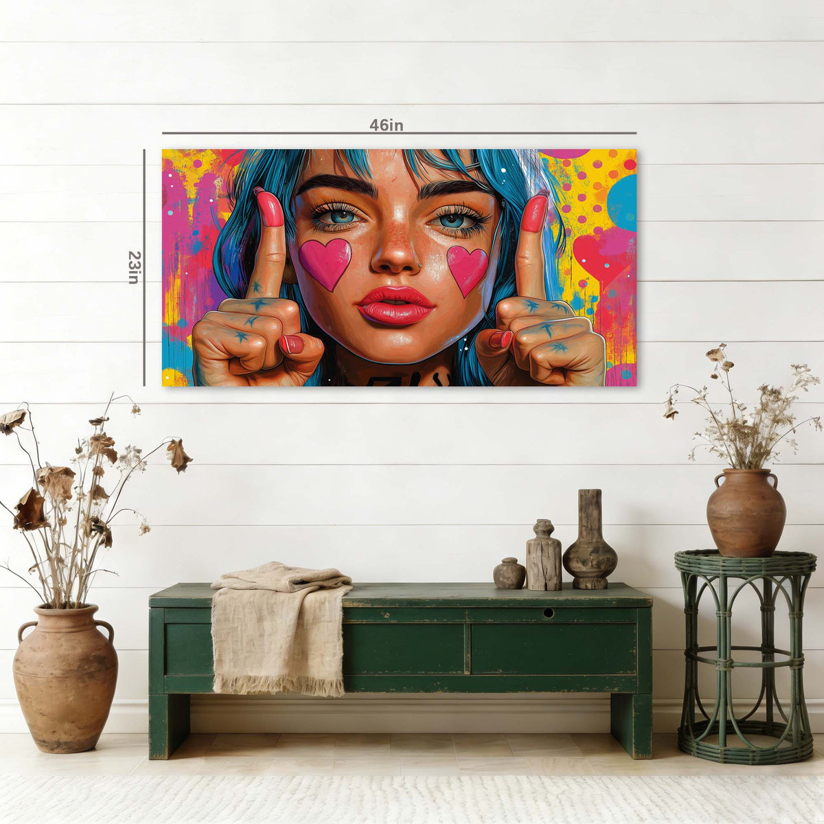 Pink Pretty Abstract Wall Art Art Deco Painting Prints Canvas Artwork Living Room Family Bedroom Office Decor
